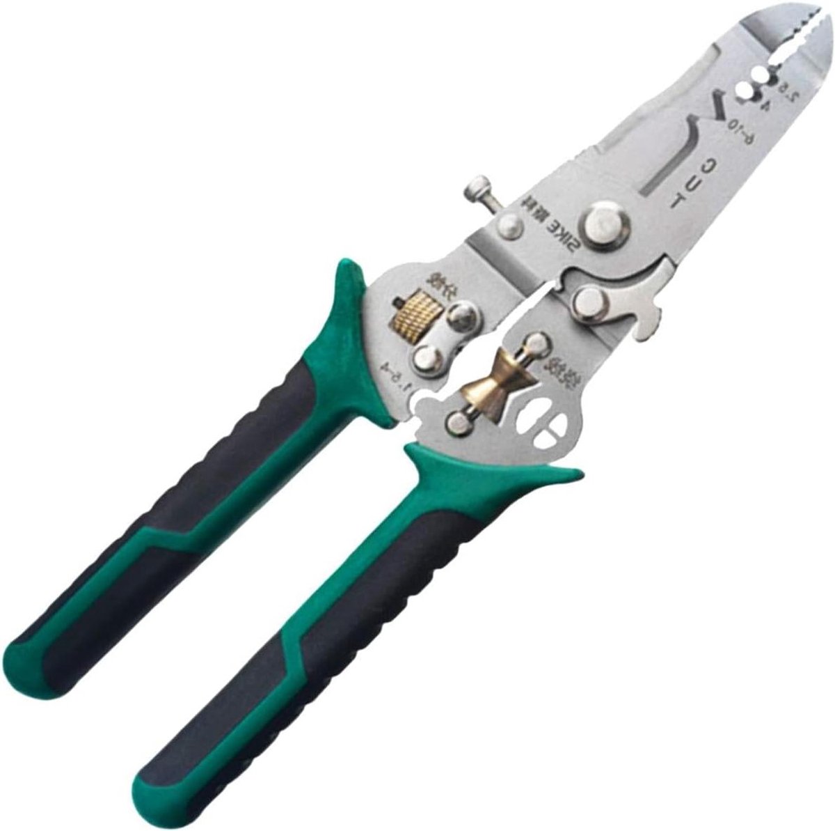 Draadstripper - Krimptang Stripper - Efficiënt Kabels Strippen - Multifunctioneel Gereedschap - 18.5 cm - Zilver