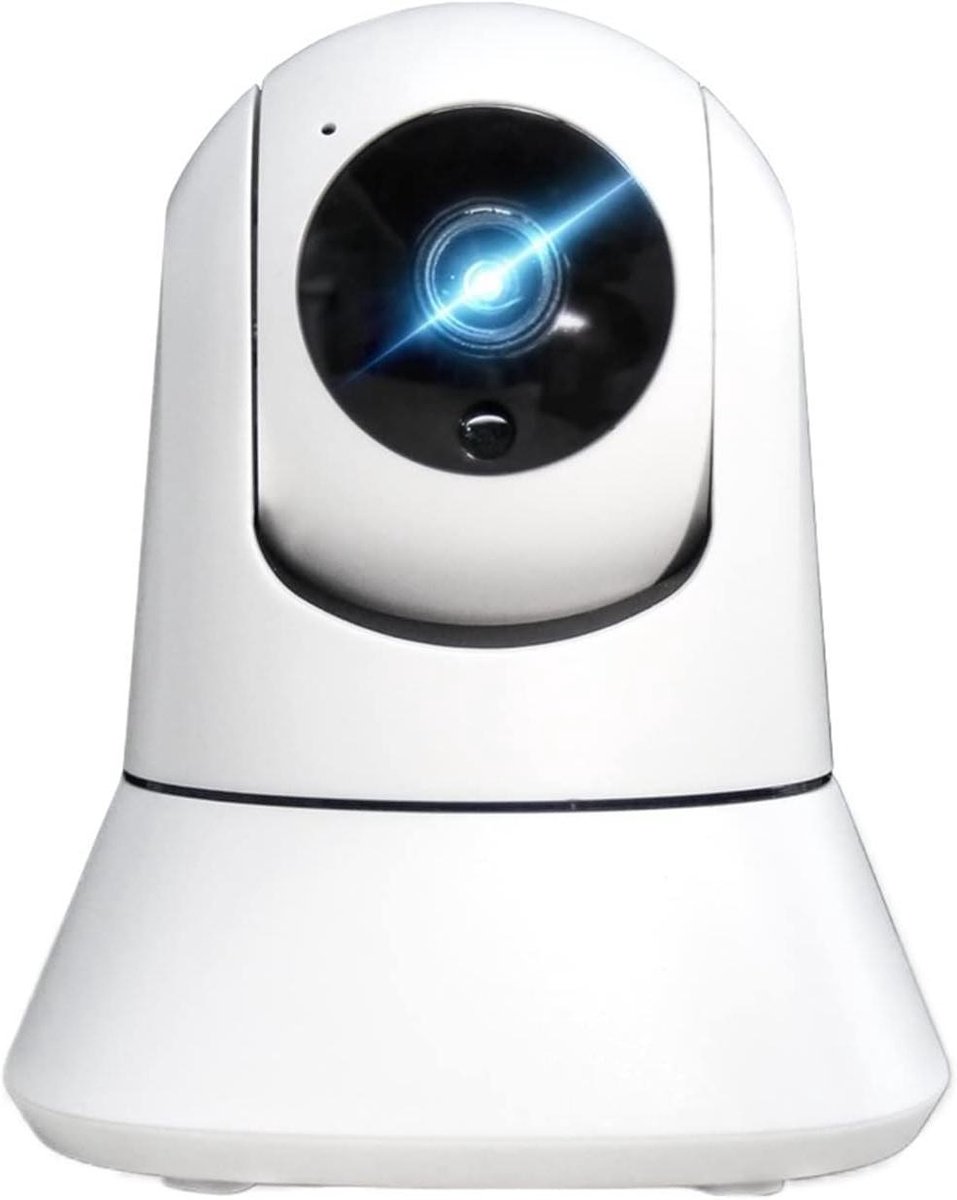 Binnen Camera - Veiligheidscamera Mini - Huisbewaking Thuis - Automatische Tracking - 1080p HD - Wit