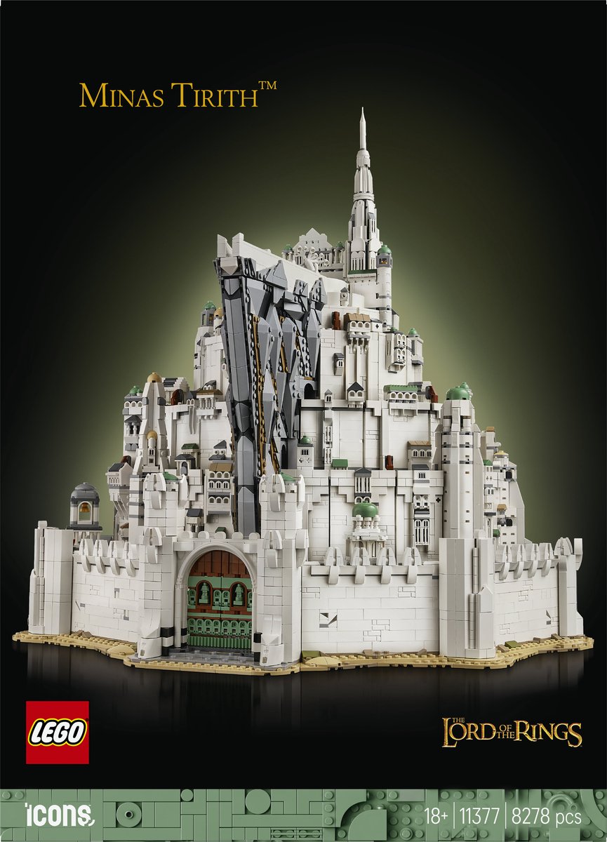 LEGO Icons The Lord of the Rings: Minas Tirith Bouwpakket voor Volwassenen - 11377 — afbeelding 12
