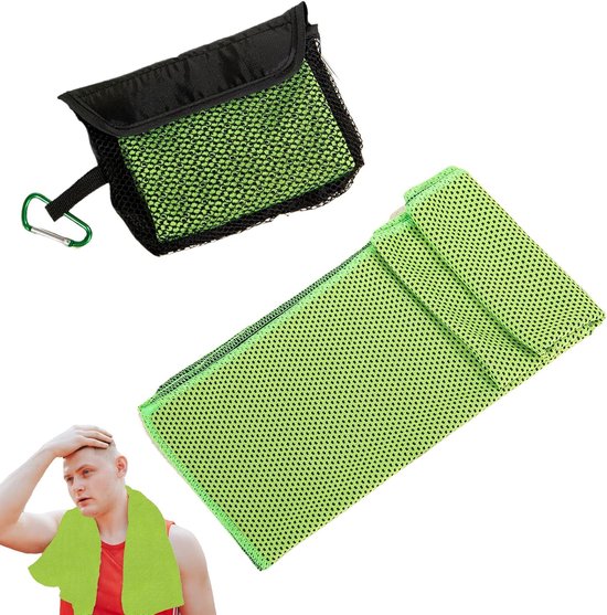 Koele Handdoeken - Verkoelende Doeken - Actieve Levensstijl - Sneldrogend Materiaal - Lichtgewicht - Groen — afbeelding 5