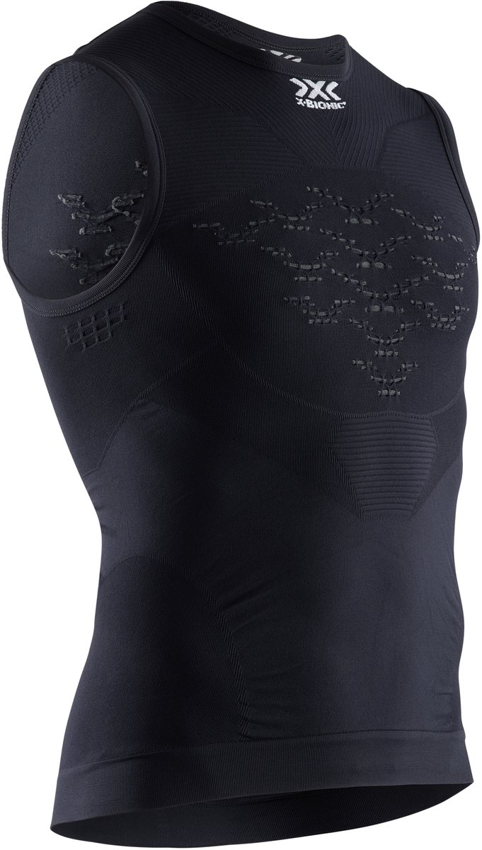 X-Bionic Energizer 4.0 Heren Singlet Light - Opal Black/Arctic White - Maat S