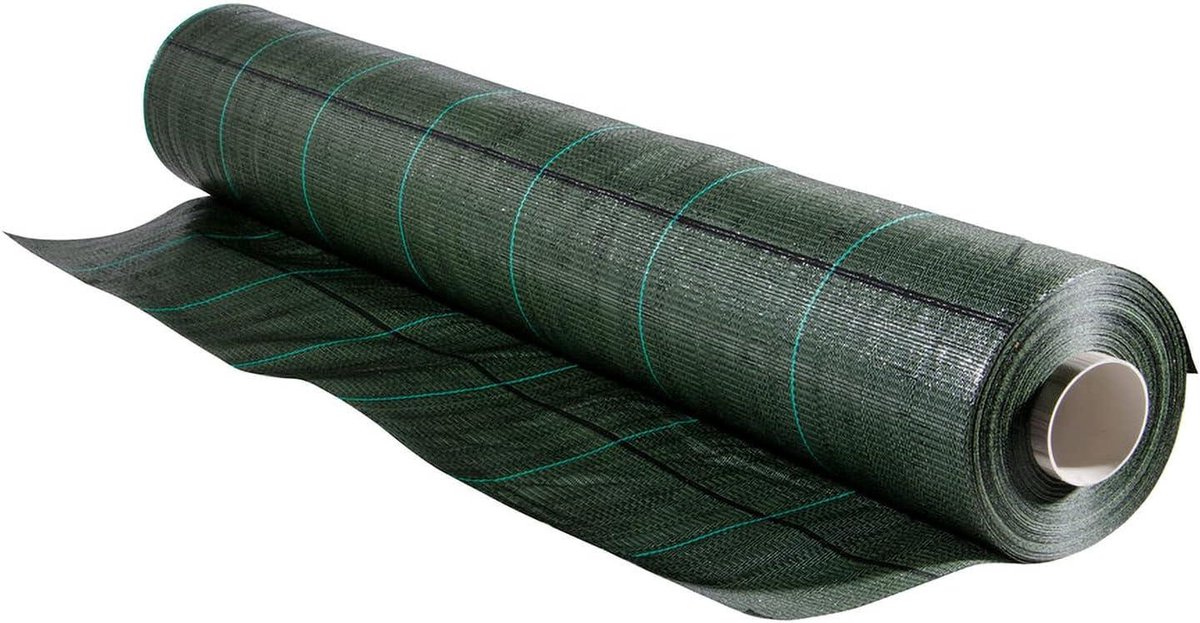 Onkruidzeil Tuin - Bodemdoek Bodembekleding - Onkruid Vrij Houden - UV Bestendig Luchtdoorlatend - Verschillende Maten - Groen
