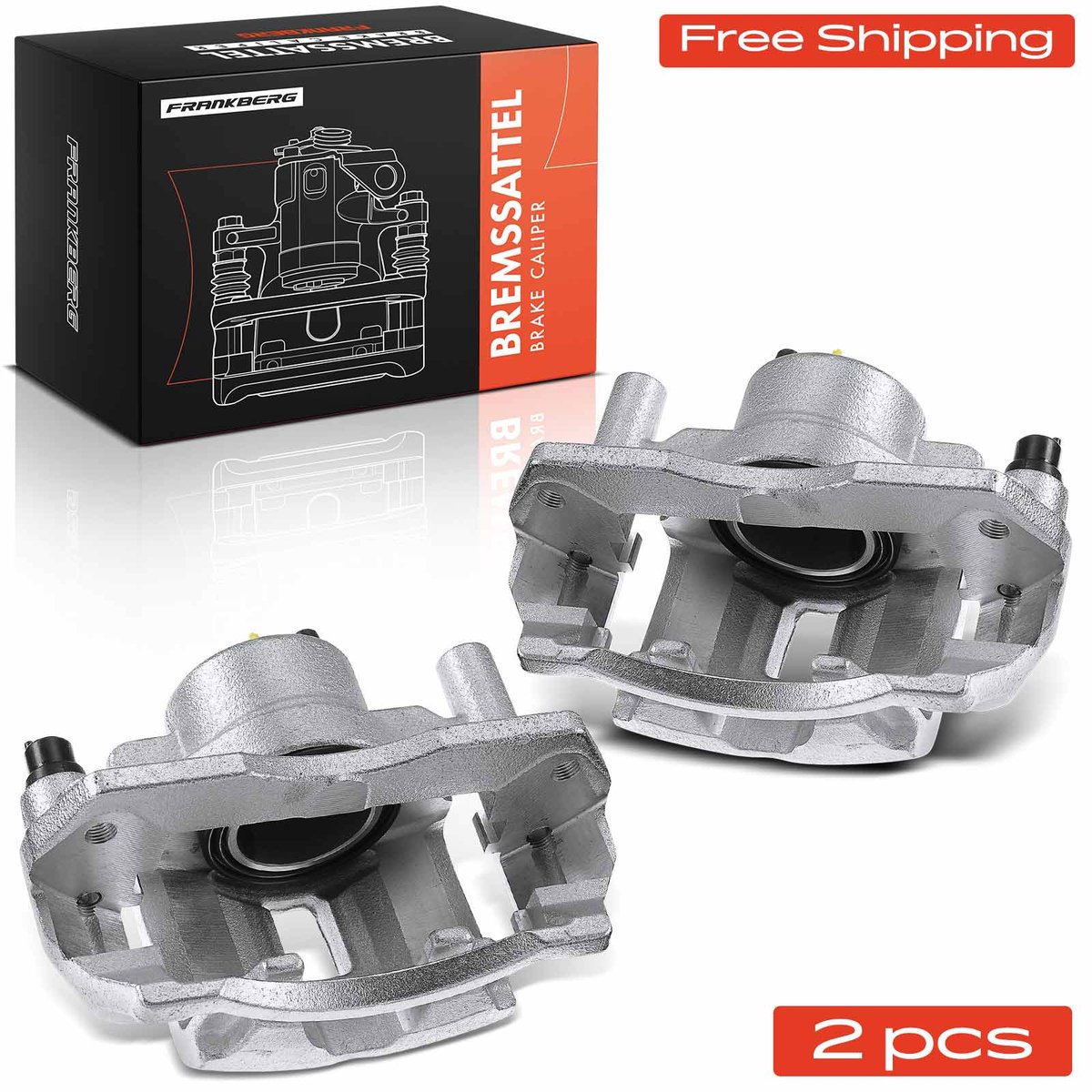 Frankberg 2x Remklauw Voor voor Mazda 323 F/S 626 MX-6 Premacy Xedos