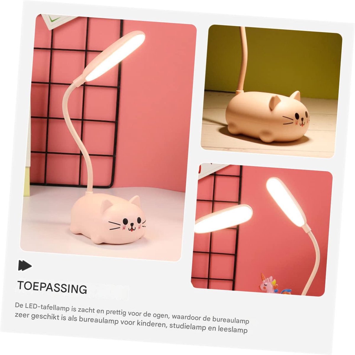 carmdering - Schattige Kat Bureaulamp thumbnail 6