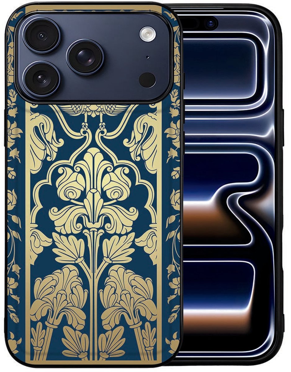 iPhone 17 Pro Back Cover Beige Flowers