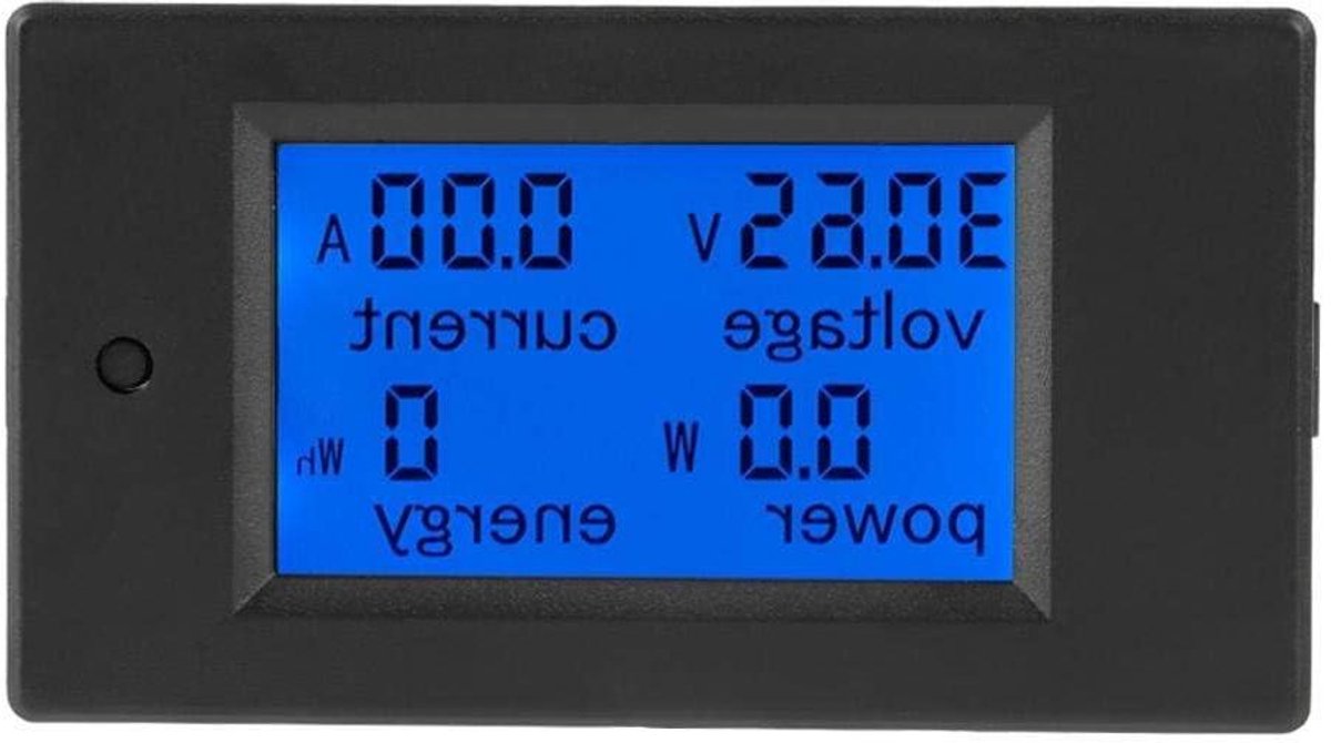 Spanningsstroommeter, digitale multimeter, digitale lcd-voltmeter, DC 6,5-100 V, stroommeter elektrische energie, volt, meter, 50/100 A shunt (50A stroomshunt)