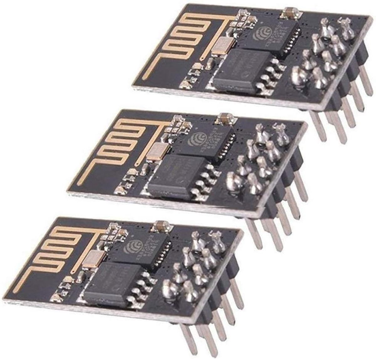 Draadloze Seriële Module - WiFi Transceiver - Microcontroller Projecten - Geïntegreerde TCP/IP Stack - 3 stuks