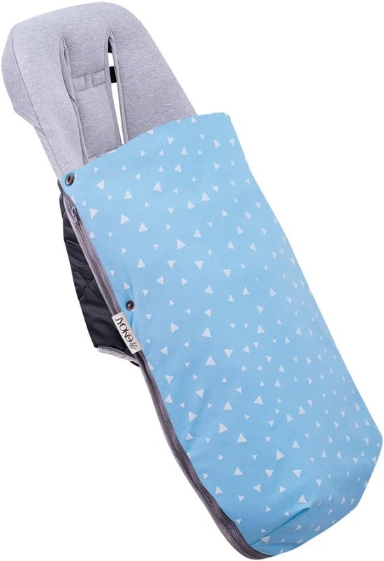 Baby Voetenzak - Slaapzak Kinderwagen - Warm en Comfortabel - Waterafstotende Buitenkant - 33.79 x 32.79 x 10.7 cm - Blauw — afbeelding 3
