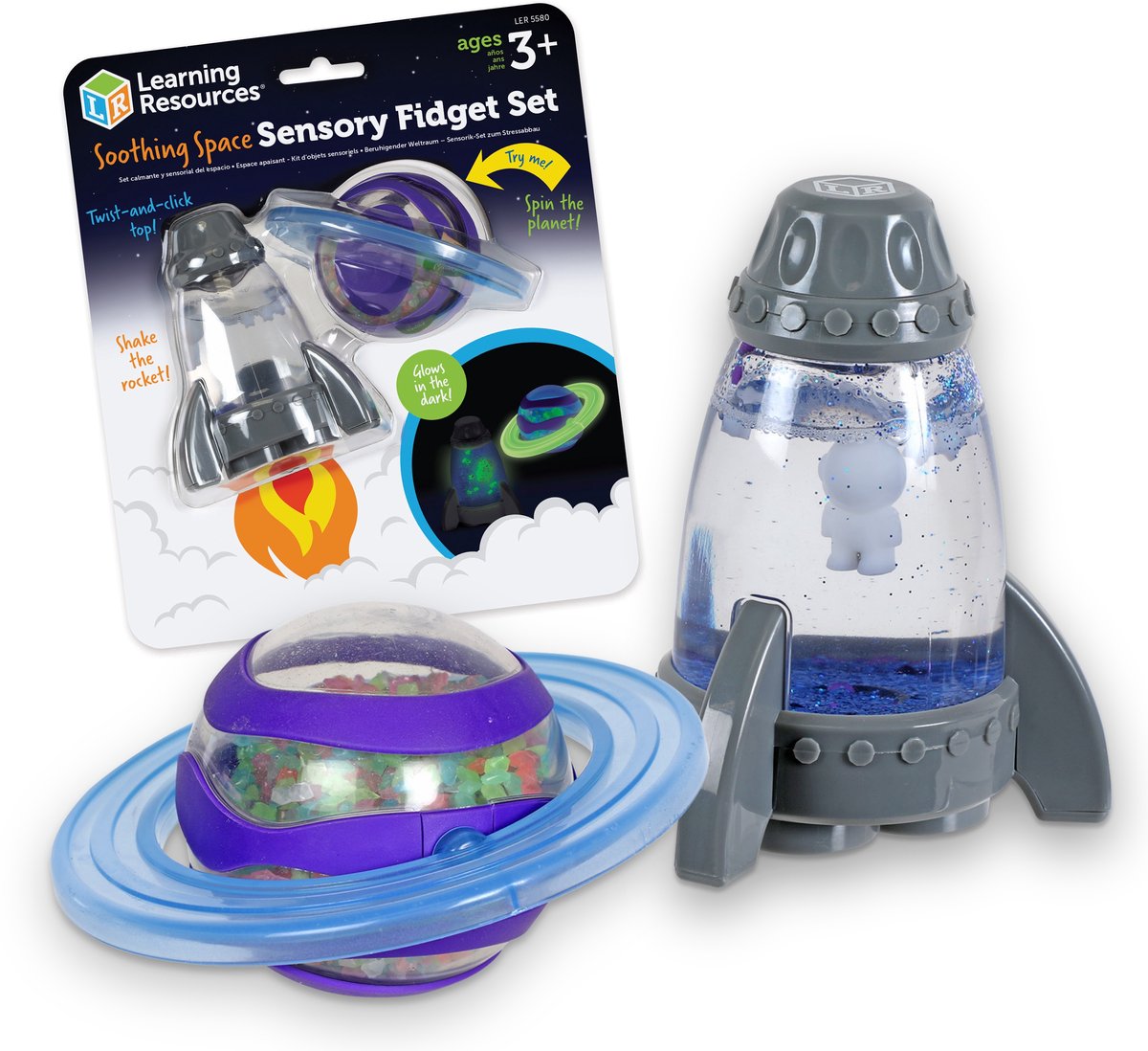 Learning Resources soothing space sensory fidget set - 3+