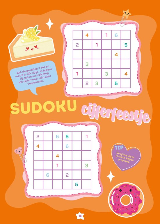 MEIDEN Puzzelpret 3 - Puzzelboek - Puzzelboek Kinderen - Puzzelboeken - Sudoku Kinderen - Vakantieboek - Zomerboek - Doeboek - Puzzelen - Puzzels - Puzzel boek - Knutselen - DIY - Breinbreker - Speelgoed Meisjes - Meisje - Creatief - Raadsels