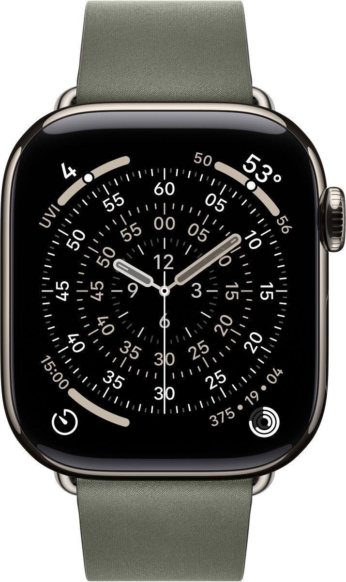 Apple MGGC4ZM/A slimme draagbare accessoire Band Grijs Polyester - (42 mm) - Large