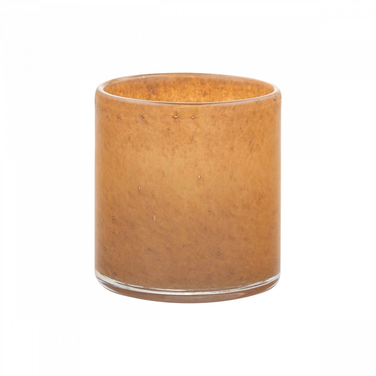 Saga Windlicht Tan Medium | Bruin | Glas