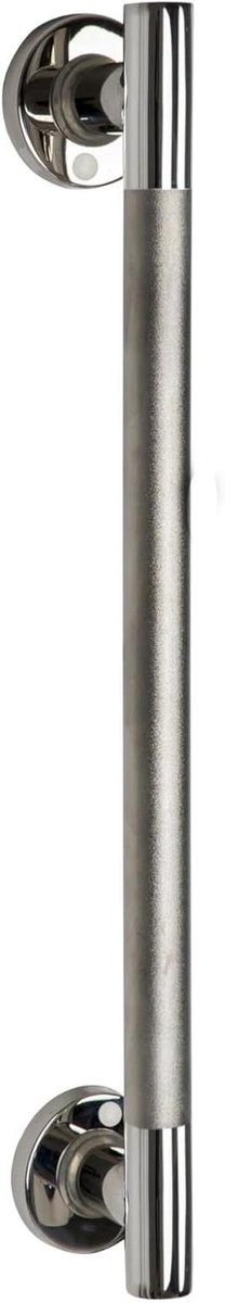 Handgreep Ken - Veiligheidshandgreep - Badkamer Veiligheid - Antislip Greepvlak - 60 cm Lengte - Chroomkleurig