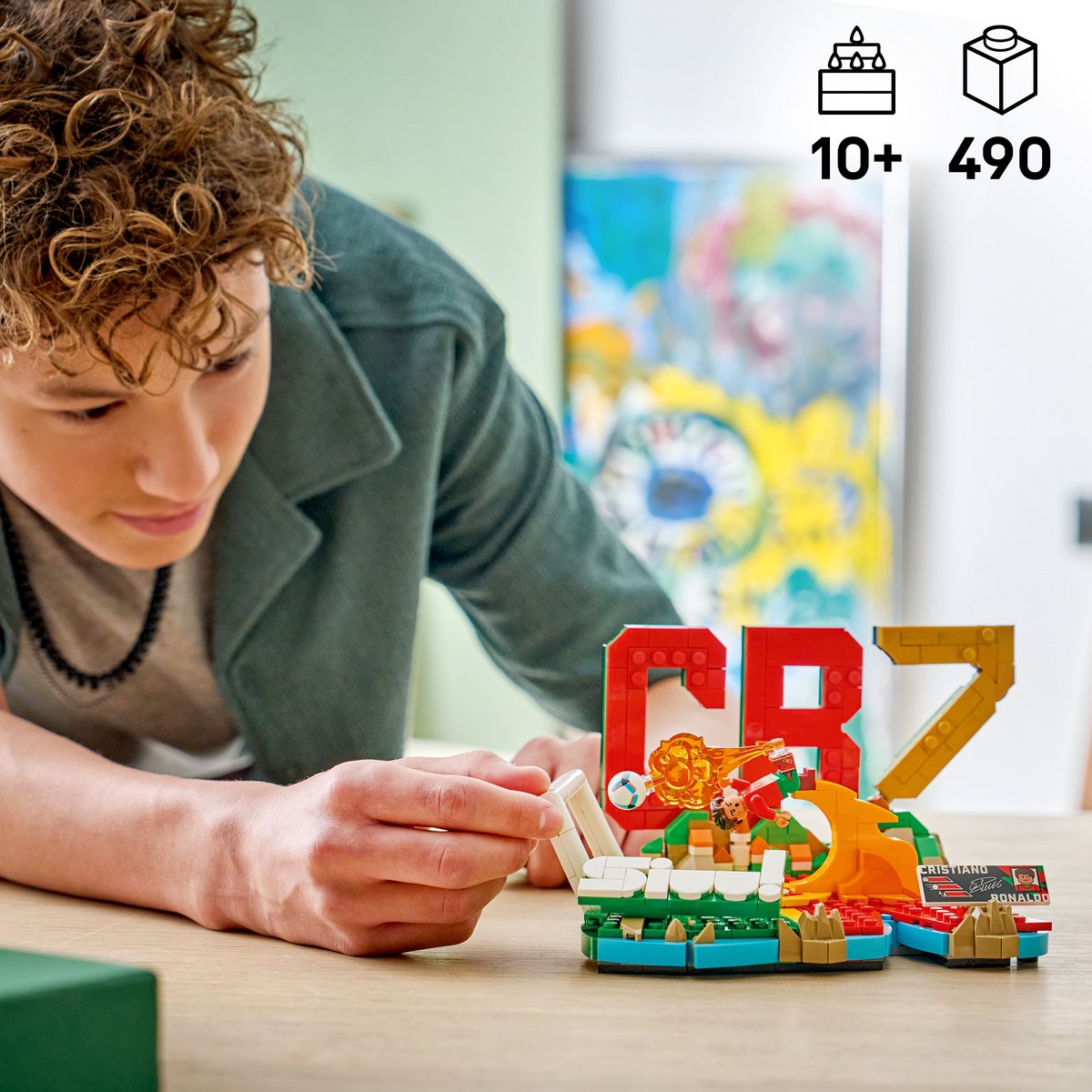 LEGO Editions - Cristiano Ronaldo - Voetbalhoogtepunten CR 7 Voetbal Bouwpakket voor Kinderen - 43012 – foto 5
