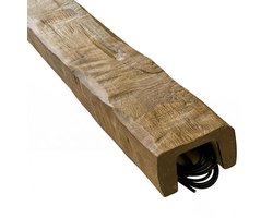 Decoratieve Balken - Imitatiehout - Plafond Decoratie - Splijt niet scheurt niet - 7x15x200 cm - Donkerbruin Eiken