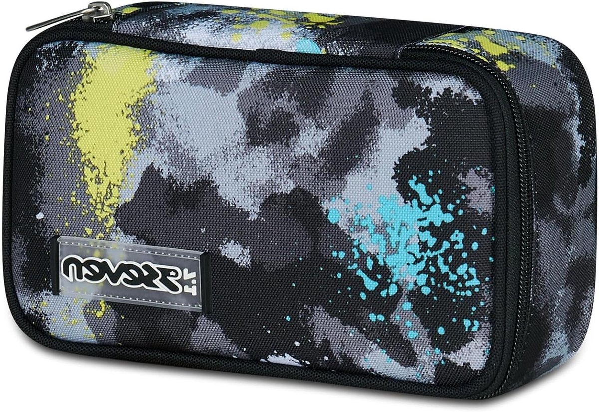 Pennenetui - Etui compleet - Schoolspullen organiseren - 45 Delen Inclusief - 11 x 235 x 6 cm - Grijs