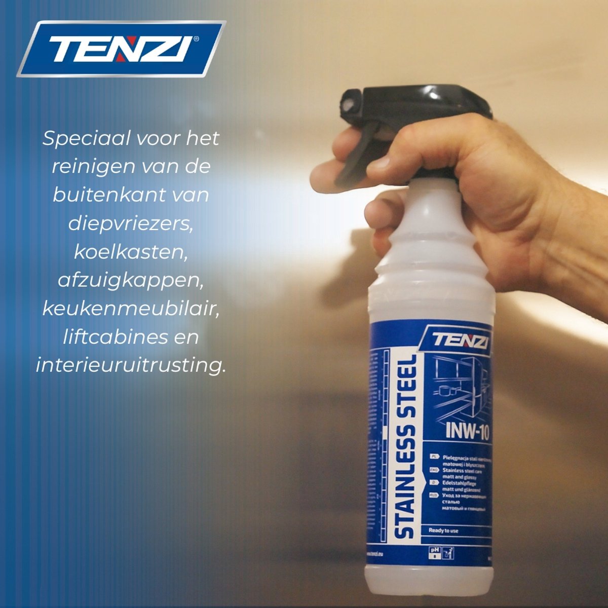 TENZI INW-10 GT - RVS Reiniger - 0.6L