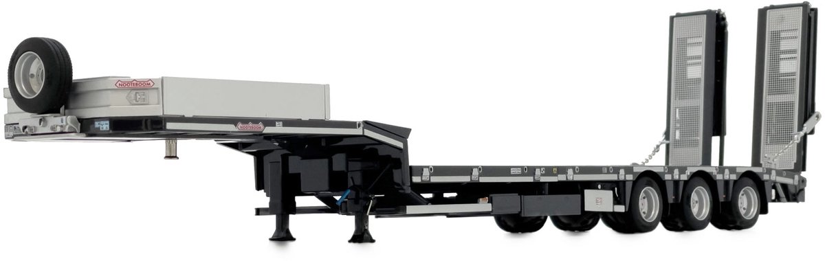 MarGe Models semi lowloader antraciet van Nooteboom, schaal 1 op 32