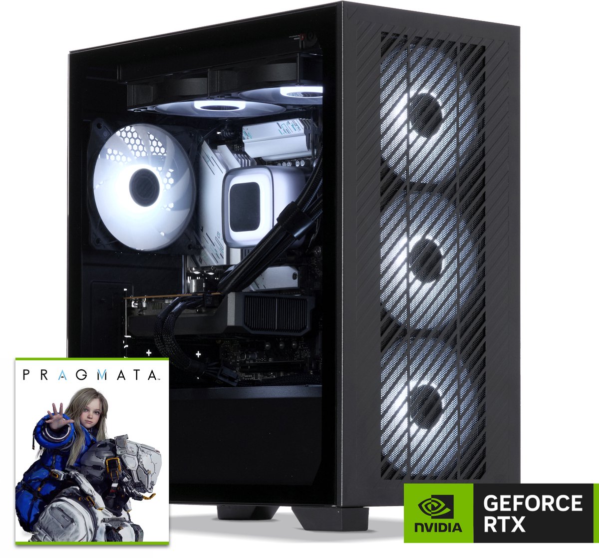 Sedatech Advanced Gaming PC Waterkoeling Tower ATX • AMD Ryzen 7 7800X3D 8x 4.2GHz • Geforce RTX5070Ti • 32Gb DDR5 • 2Tb SSD M.2 • WiFi • Bluetooth, USB C • Windows 11 • Desktop computer