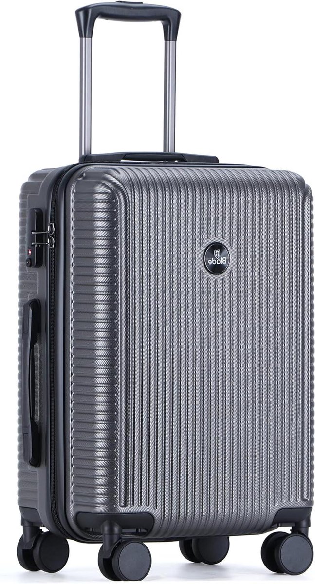 Kofferset 3-delig - Reiskoffers Trolleys - Veilig Reizen - TSA Goedgekeurd Slot - Handbagage M - Grijs