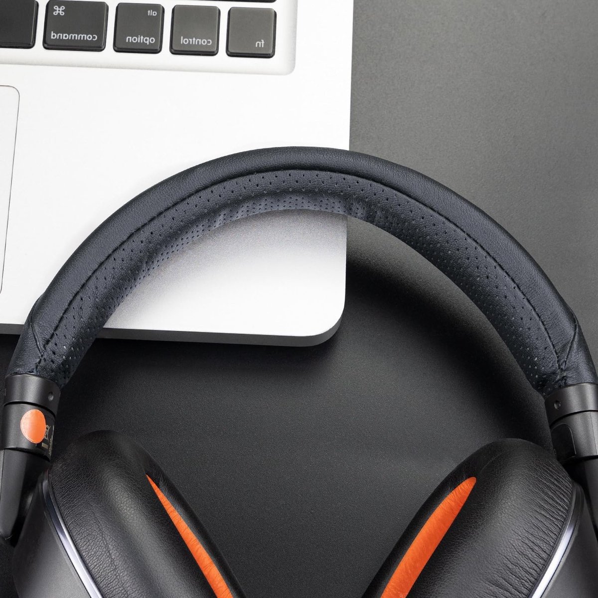Hoofdbandhoes van kunstleer voor Plantronics BackBeat Pro en Voyager 8200 UC - Vervangende hoofdsteun, comfortabele kussens, headsetaccessoires