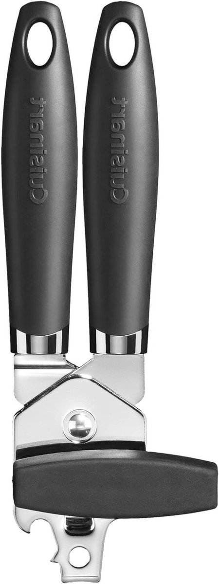 Blikopener Handmatig - Keuken Tool - Eten Bereiden - Ergonomische Grip - 1 Stuk - Zwart