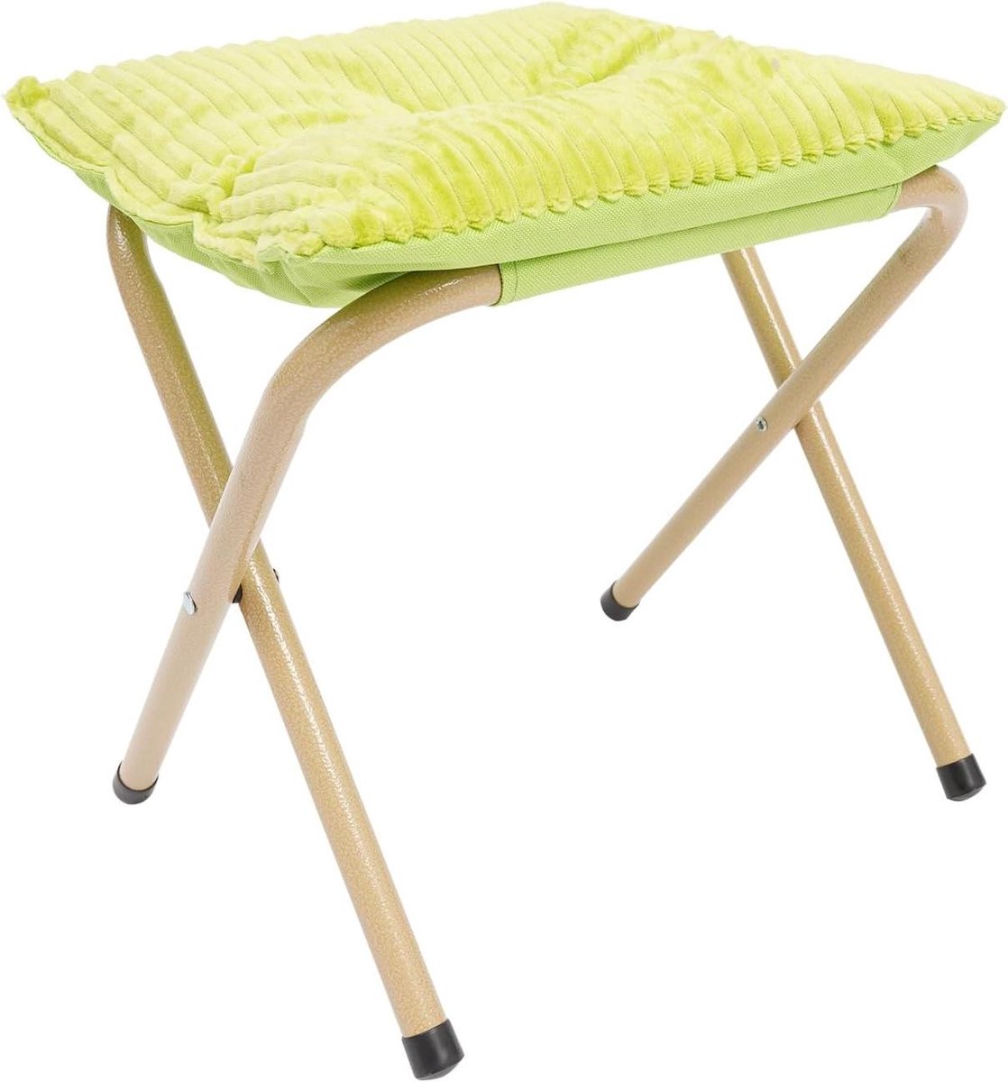 Voetenkruk - Opvouwbare kruk - Voeten rusten - Inklapbaar ontwerp - 34 cm hoog - Fruitgroen