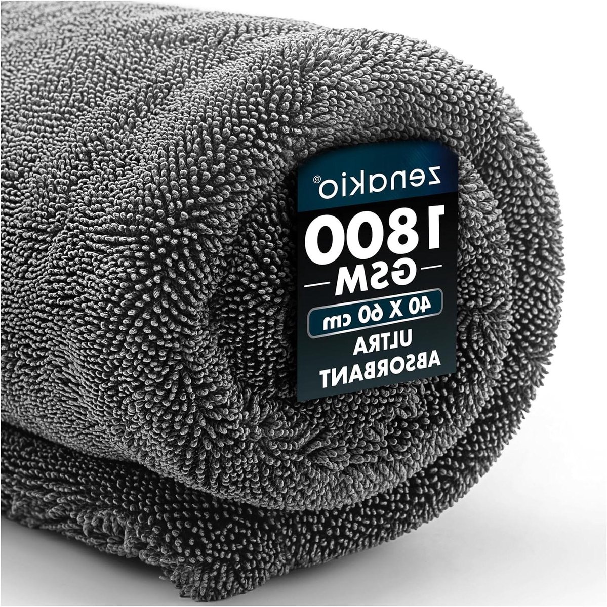 Microvezel Droogdoek - Auto Doek - Auto Drogen - Ultra Absorberend - 40x60 cm - Grijs
