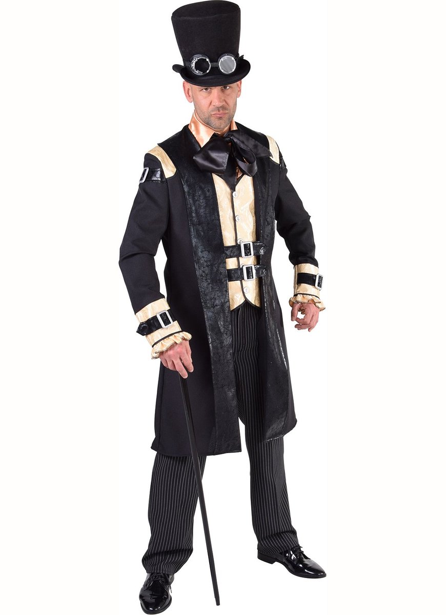 Luxe Steampunk jas man - maat S