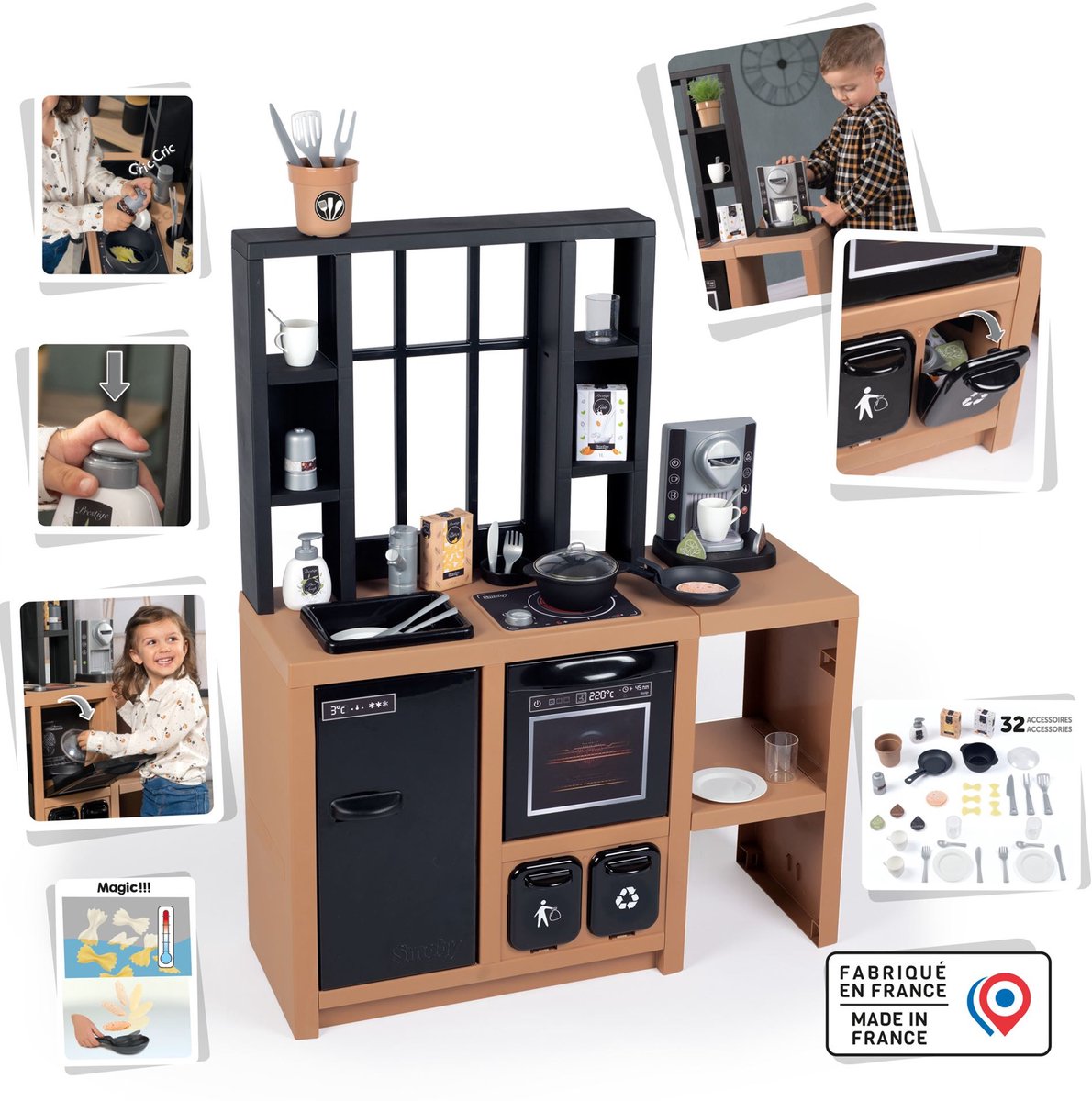 Smoby - Loft Keuken Bruin - Speelkeuken — afbeelding 12