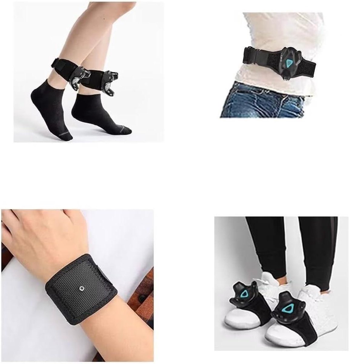 Full Body Tracker Strap - VR Band - Virtual Reality Tracking - Verbetert Bewegingsaccuraatheid - Verstelbaar - Zwart