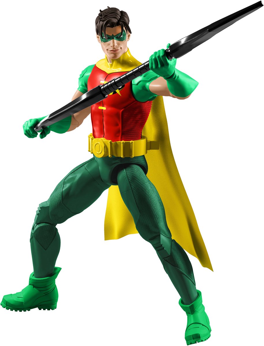 DC Premier Robin actiefiguur van 16,5 cm - Met 22 beweegbare punten en cape