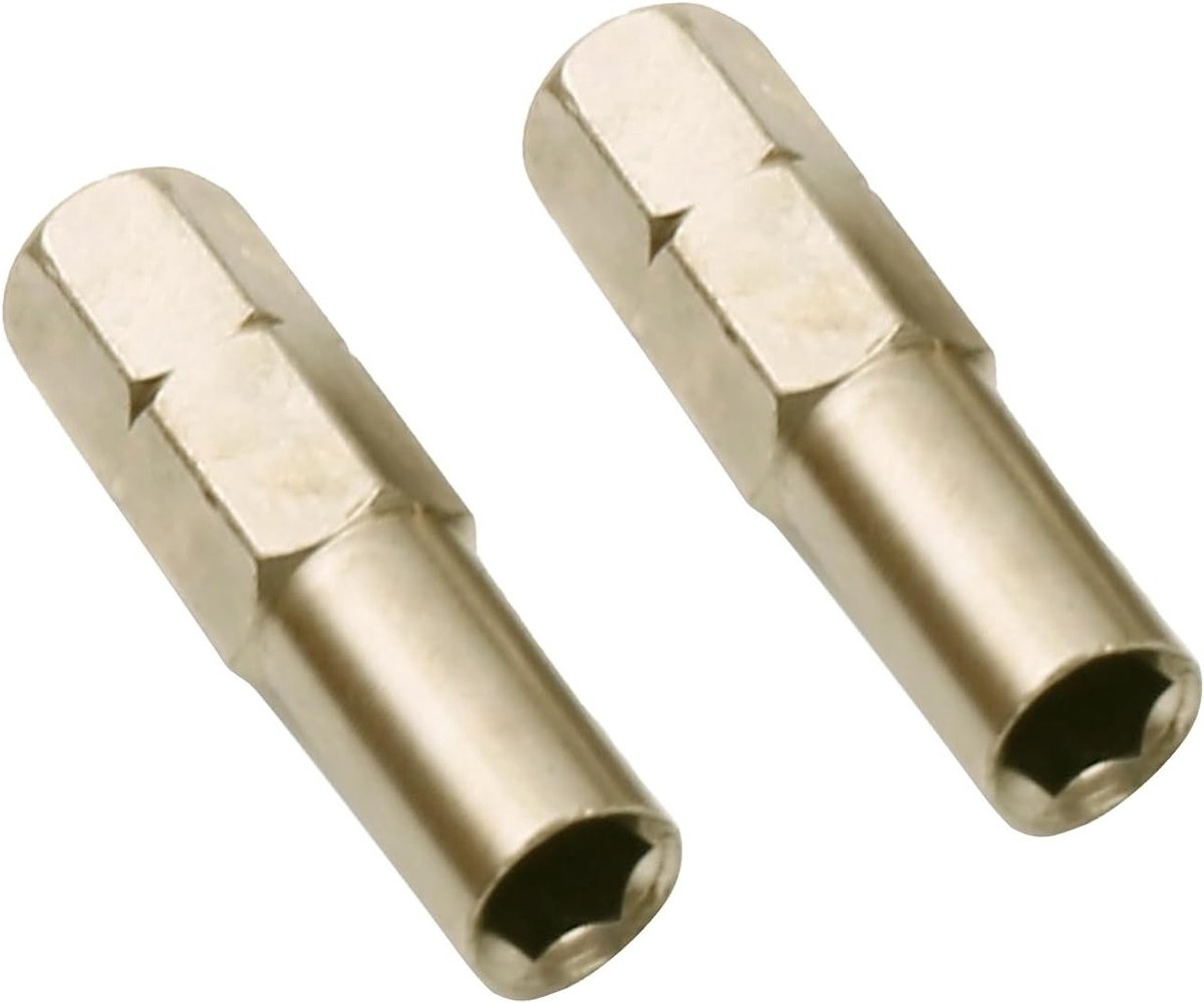 Set van 2 Magnetische Adapters 6.35 x 4mm voor 1/4 Inch Bits - Hex Bit Adapter voor Gereedschap en Klussen