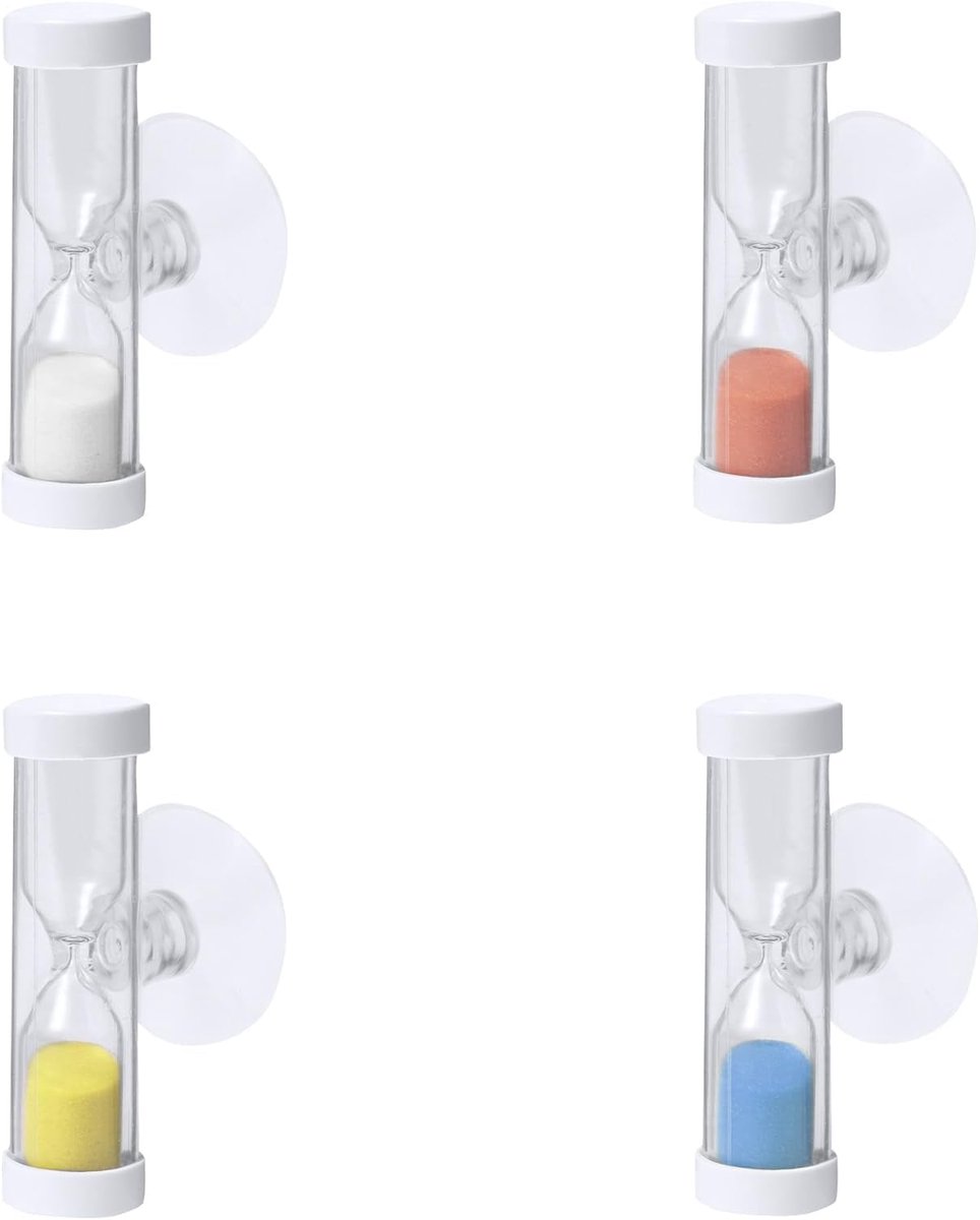 Zandloper Tandenpoetsen - Timer Kinderen - Mondhygiëne Monitoren - 2 Minuten Timer - 2 stuks - Tarwestro