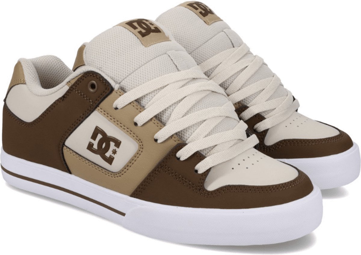 Dc Heren Sneaker Pure /tan/offwhite Bruin