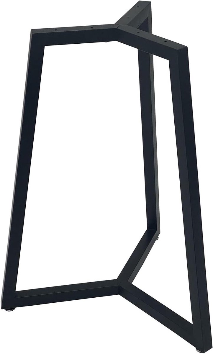 Tafelpoten Set - Meubelonderstel - Tafel maken - Met 3 Verstelkussens - 28 Inch Hoog - Zwart