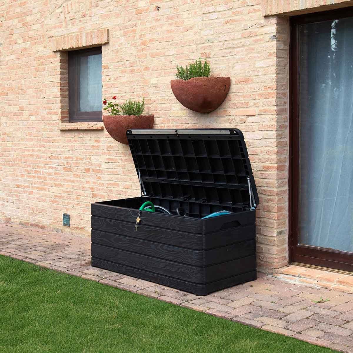 Toomax Dolomiti opbergbox 640 liter - donker grijs