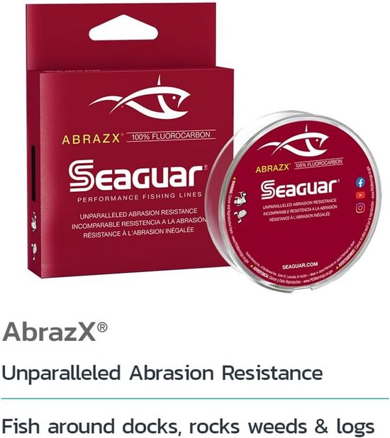Sterke 100% Fluorocarbon Vislijn 25 lbs 305 Meter - Onzichtbaar en Slagvast — afbeelding 4