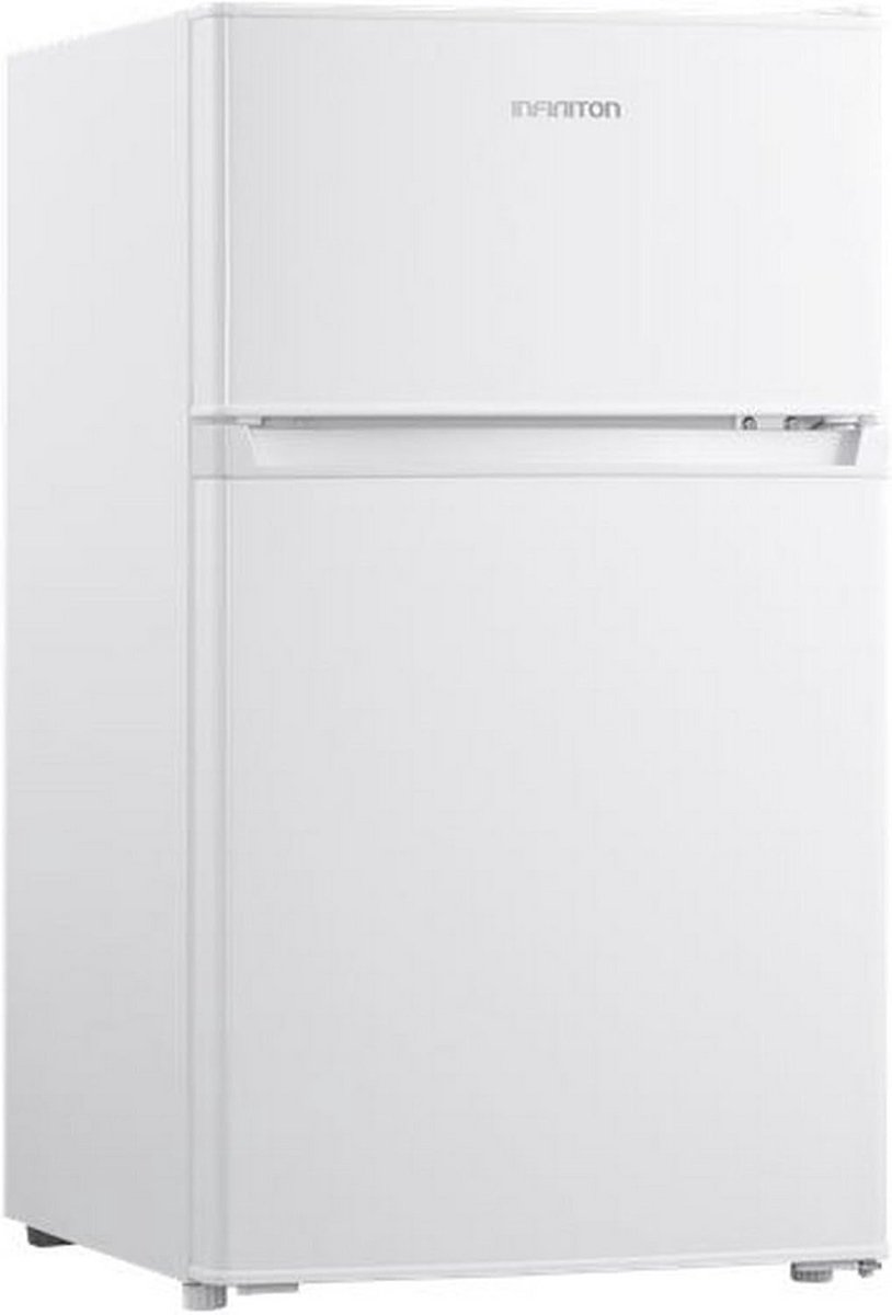 Koelkast twee deuren 85 cm 85 liter E wit geïntegreerde handgreep