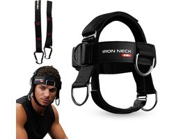 Iron Neck Alpha Plus Neck Harness - Geavanceerd Nekeharnas voor Krachttraining met Zij- en Hangclips