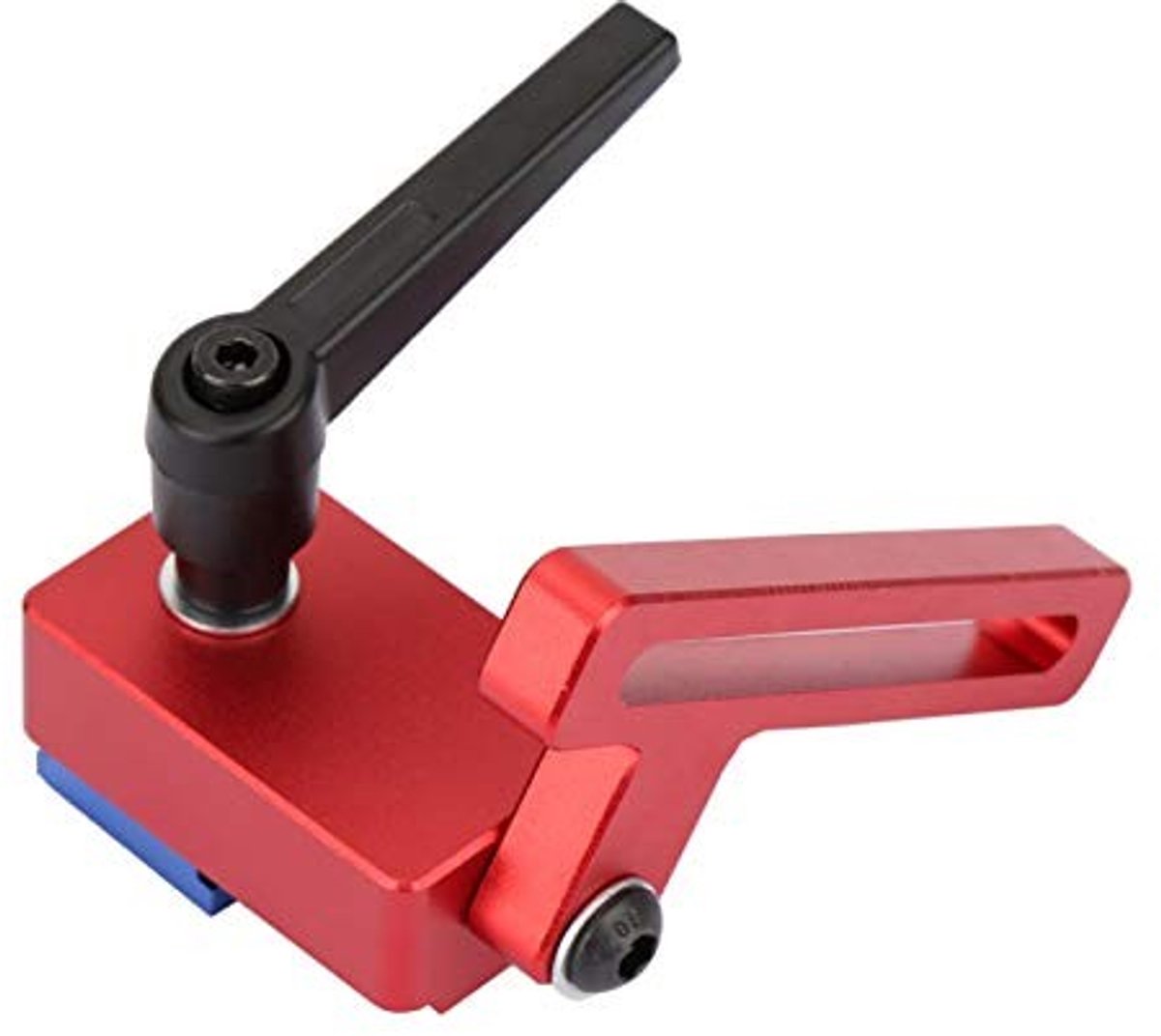 MTTproducts- Geleiderail Stopper voor 30 mm T-Rails - Aluminiumlegering - Ergonomisch Ontwerp - Houtbewerking - Verstekrailstop - Lange Levensduur - Verstekstop