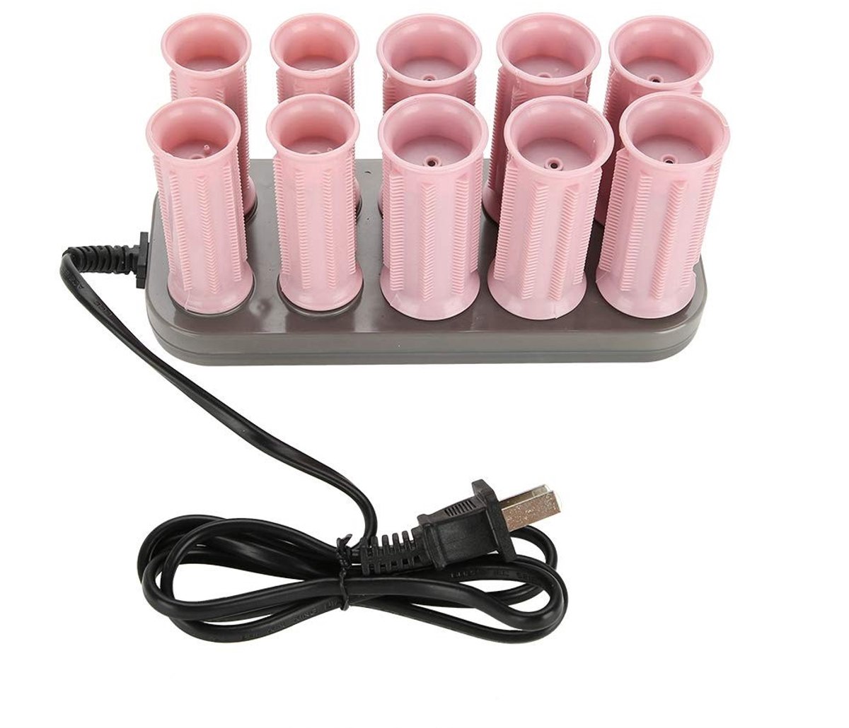 NTH products - Professionele Elektrische Verwarmde Roller - Krulspelden voor Lang Haar - Ideaal voor Haarstyling - 10-delig Set - Eenvoudig in Gebruik -...