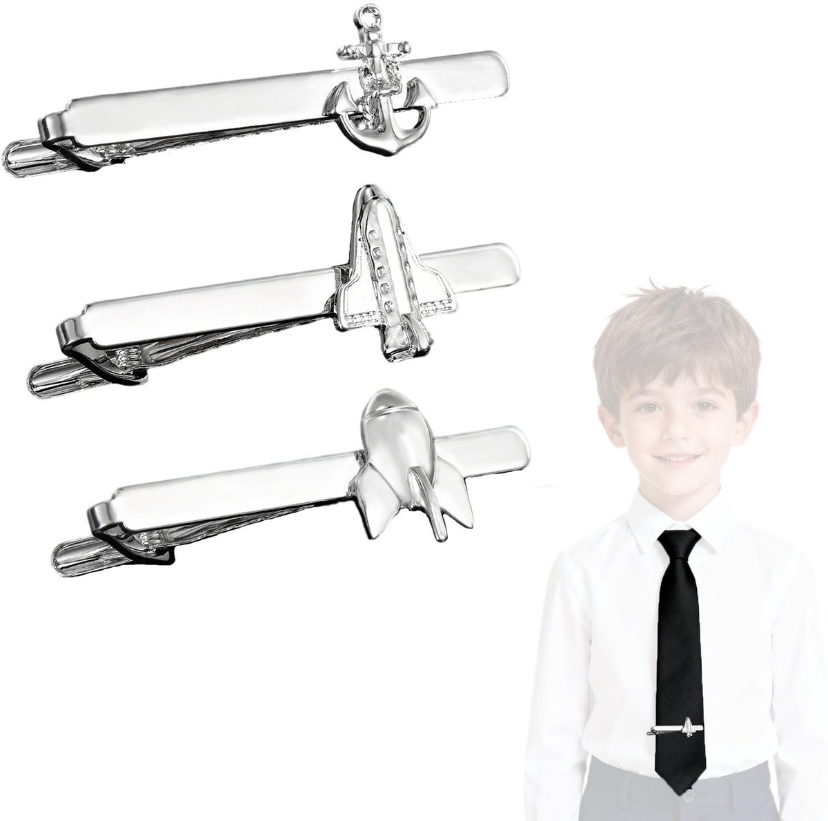 MTTproducts- Dasspelden Klassieke Stijl - Smalle Dasspelden - Dasspelset - Geschikt voor Bruiloften - Formele Kleding - Handig in Gebruik - Stropdasaccessoire
