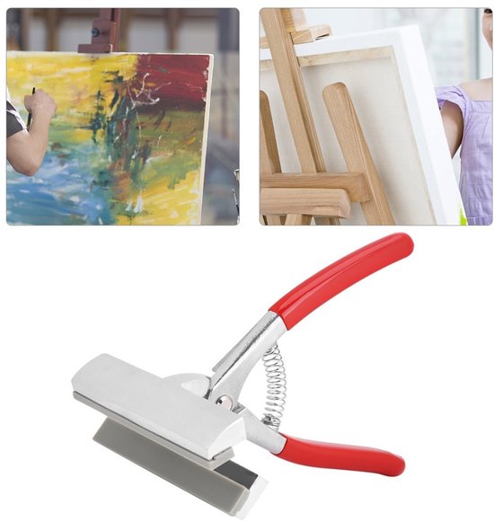 MTTproducts- Canvas Tang - 12 cm Brede Klemmen - Schokbestendig - Antislip Handgrepen - Duurzaam Metaal/Rubber - Ideaal voor Inlijsten - Canvas Spanner van Mttproducts — afbeelding 5