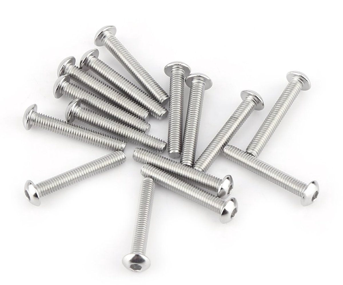 MTTproducts- Schroeven Set van 300 Stuks - Roestvrij Stalen M3 Zeskantschroeven - Fijne Draad - Moeren - Assortimentsset - Corrosieweerstand - Bevestigingsmiddelen