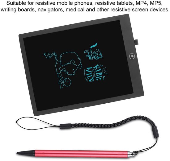 MTTproducts- Stylus Pen - Resistieve Pen - Touchscreen Pen - Compatibel met alle resistieve touchscreen-apparaten - Veertouw - Bescherming tegen krassen - Touchscreenpen — afbeelding 3