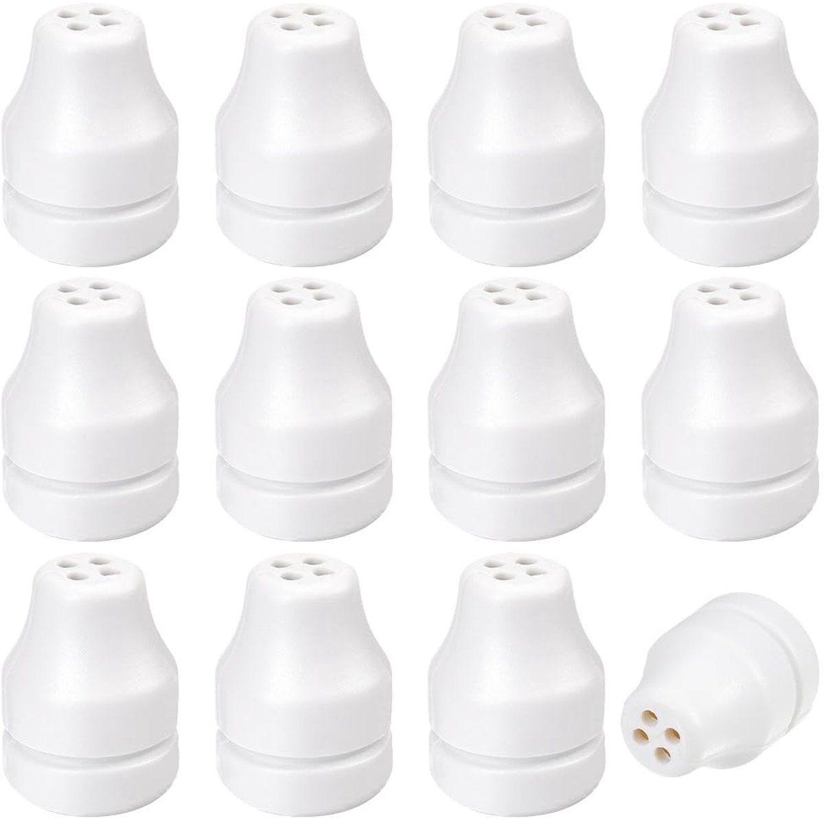 MTTproducts- Koordkwastjes 12 Stuks - Blinde Knop Vervanging - Veiligheid Koordhouder - Raamaccessoires - Woondecoratie - Duurzaam Plastic - Jaloezieknoppen