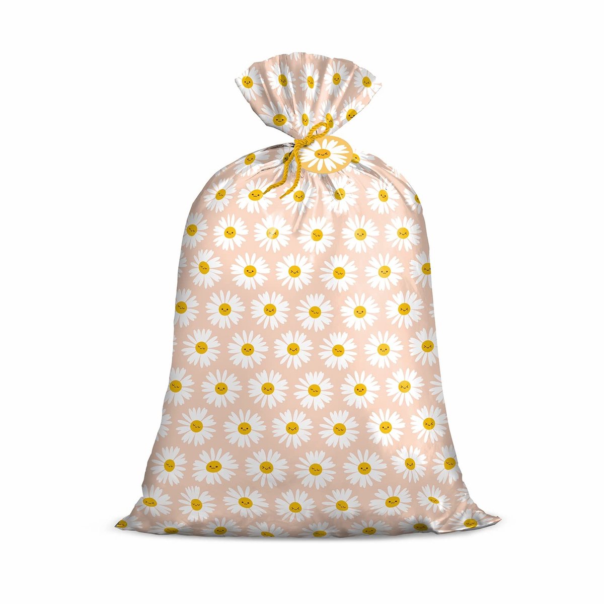 MTTproducts- Geschenkzakje extra groot - Plastic tas met bloemenpatroon - Cadeauverpakking - Verjaardag/Moederdag - 91,5 x 142,3 cm - 1 stuk - Cadeautas