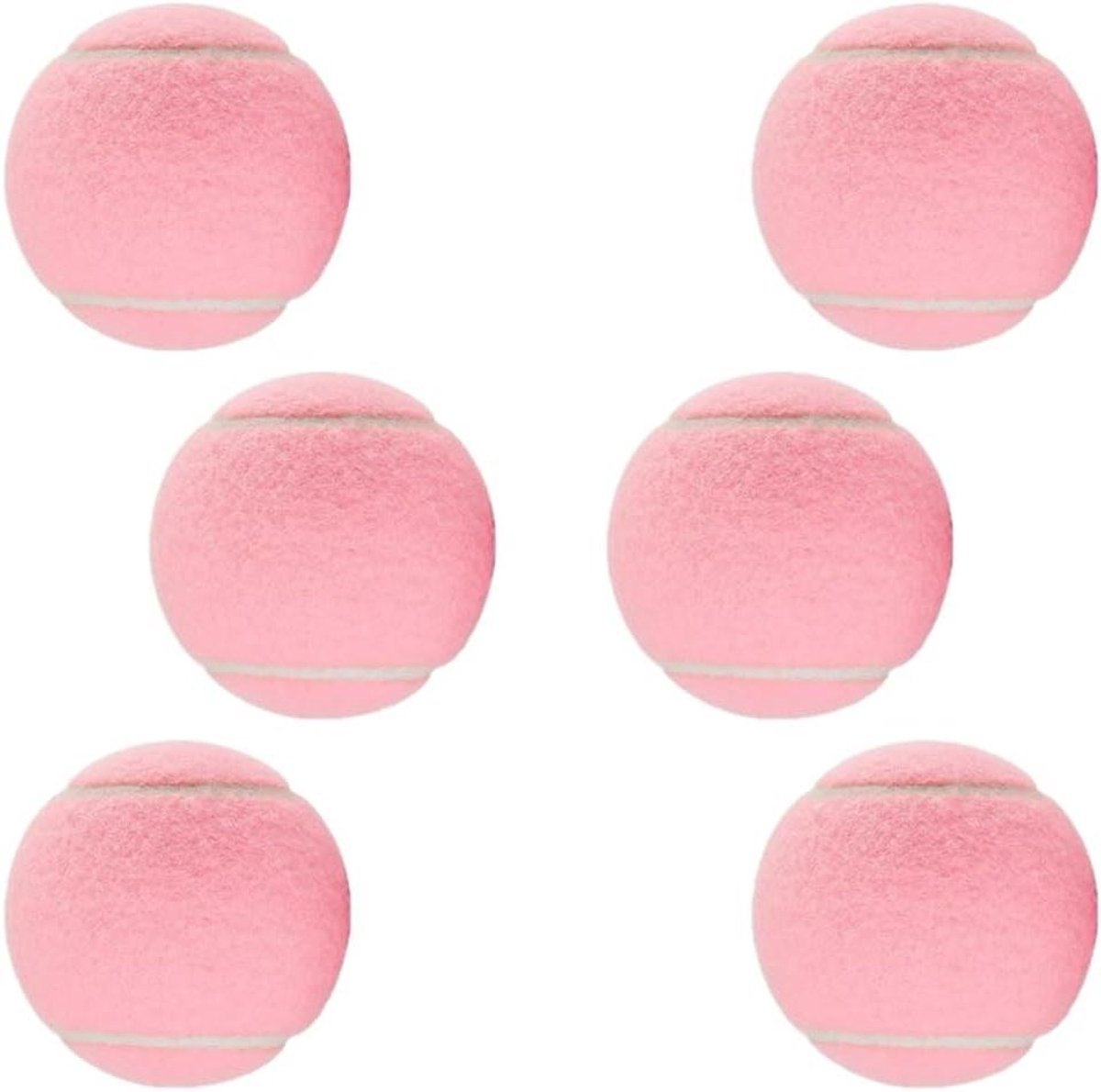 Tennis Trainingsballen - Oefenballen Roze - Sport Training - Hoge Veerkracht - 6 cm - Roze