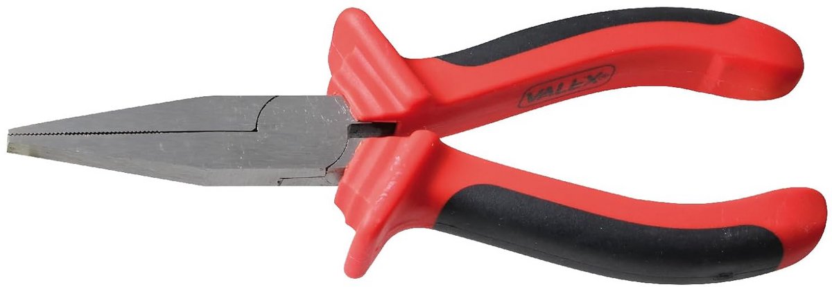 Platte Tang Recht - Gereedschap Tang - Klusjes Uitvoeren - Ergonomische Handgreep - 160 mm - Grijs